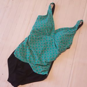 Beach Diva tummy control swimsuit